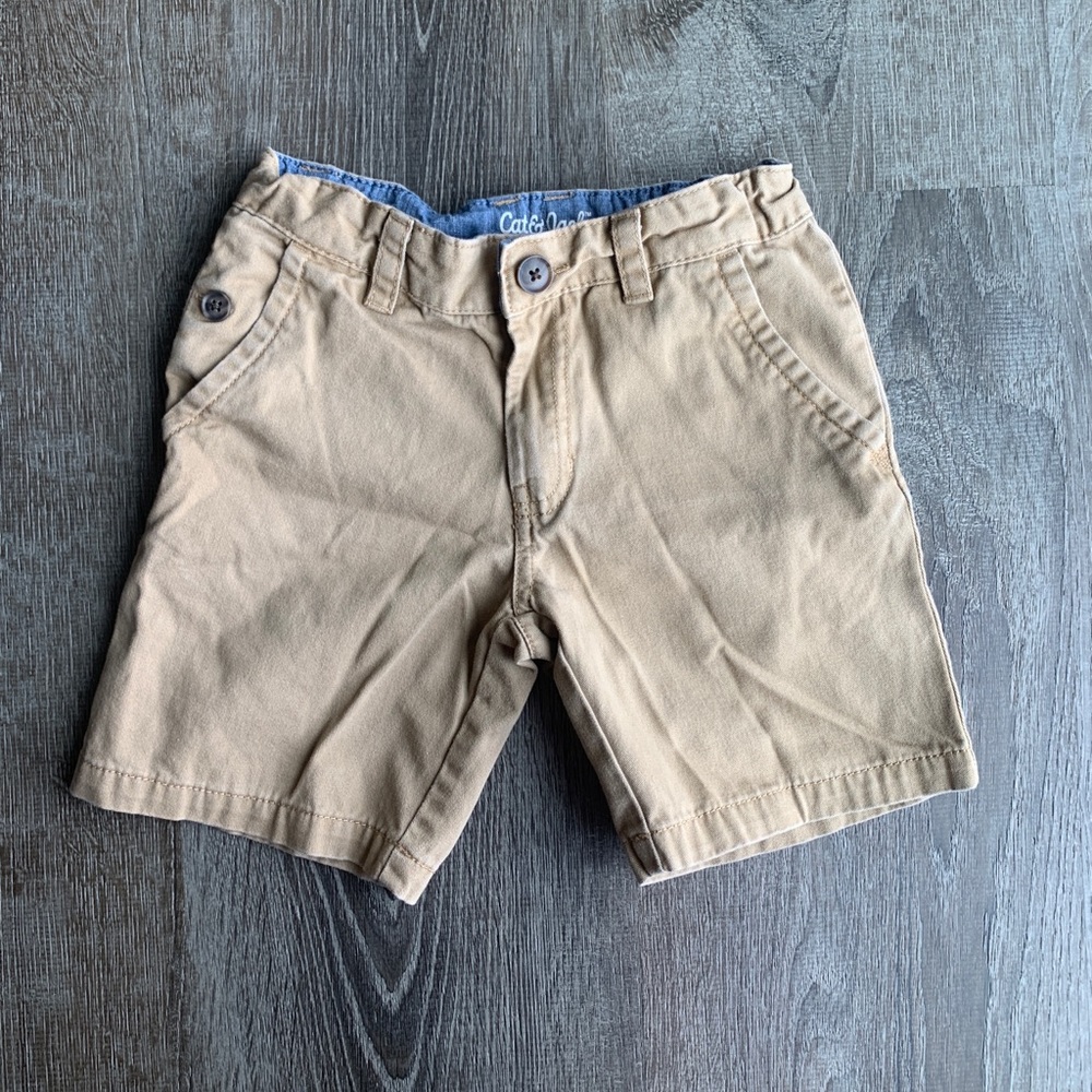 Boys Cat & Jack Khaki Chino Shorts